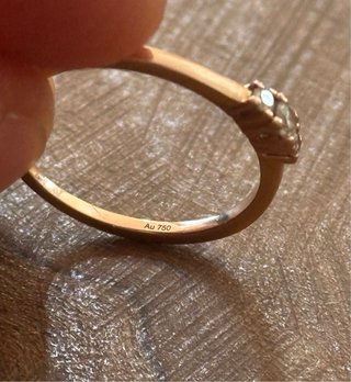 Anillo Oro Rosa 18k Suarez Diamantes
