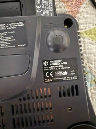 Nintendo 64 Grigio
