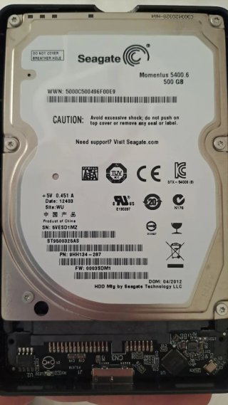 Hard Disk Esterno Seagate 500GB USB 3.0