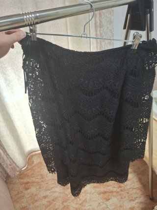 Vestido Zara TRF Talla S Negro