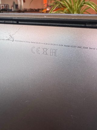 MacBook Pro A2251 13” 2020 para piezas