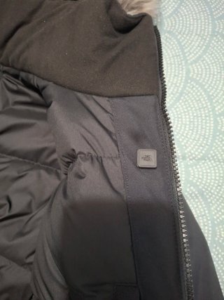 Abrigo The North Face Negro con capucha