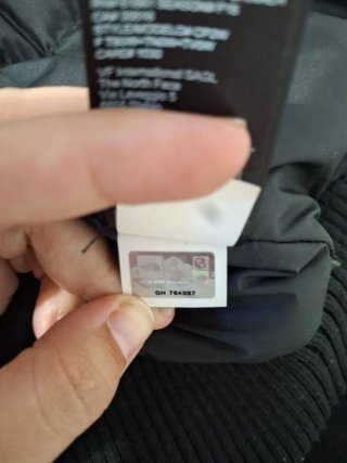 Abrigo The North Face Negro con capucha