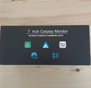 Pantalla Carplay 7" para coche.