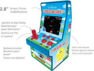 Lexibook consola portátil juegos retro arcade