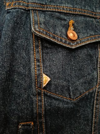 Chaqueta vaquera Stradivarius azul