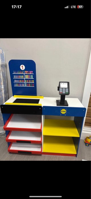 Caja registradora Lidl de juguete