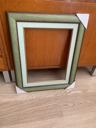 Marco de madera verde 30x40