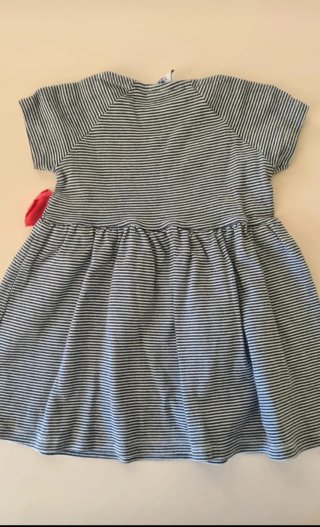 Vestido Petit Bateau Menina Tam 12 Meses