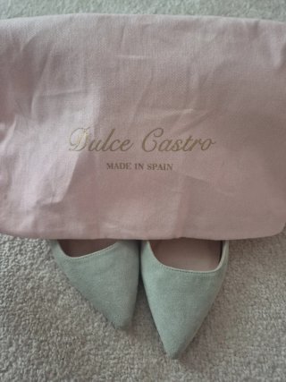 Tacones Dulce Castro boda verde/teal