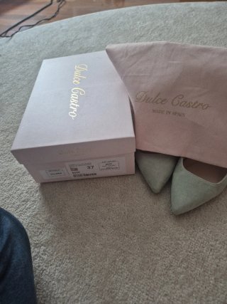 Tacones Dulce Castro boda verde/teal