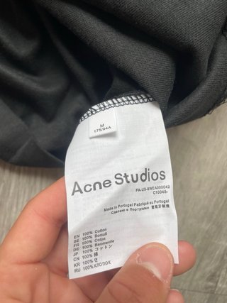 Camiseta Acne Studios Negra