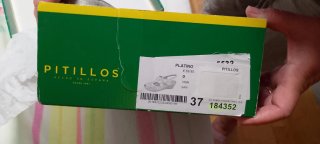 Sandalias plateadas mujer