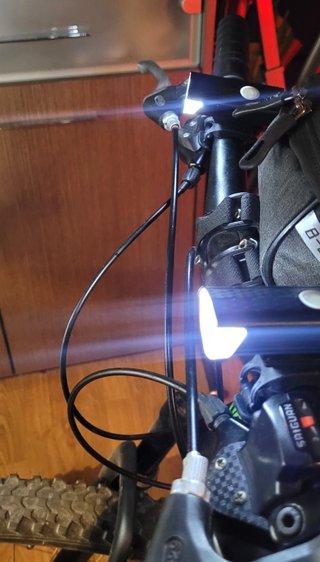 Set 4 Fari LED Bici (2 Ant + 2 Post)