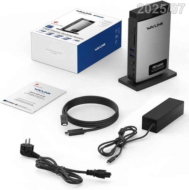 WAVLINK Laptop Docking Station USB-C 11en1 140W