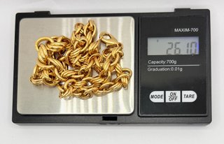 Cadena Oro 18k Eslabones 26.1g 46.5cm