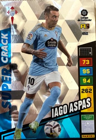 Cromo Iago Aspas Supercrack La Liga Santander