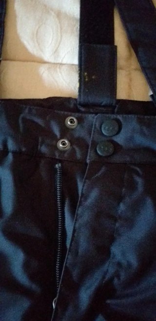 Pantalón de esquí niño/a 5-13 años, negro.
