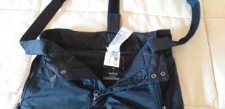 Pantalón de esquí niño/a 5-13 años, negro.