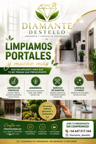 Jardinería y limpieza de comunidades en málaga