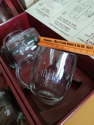Birra Moretti Set 6 Boccali Vetro