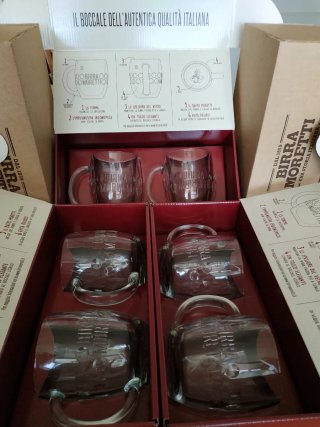 Birra Moretti Set 6 Boccali Vetro