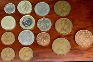 Lotto di Monete Inglesi Varie