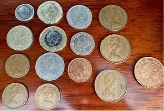 Lotto di Monete Inglesi Varie