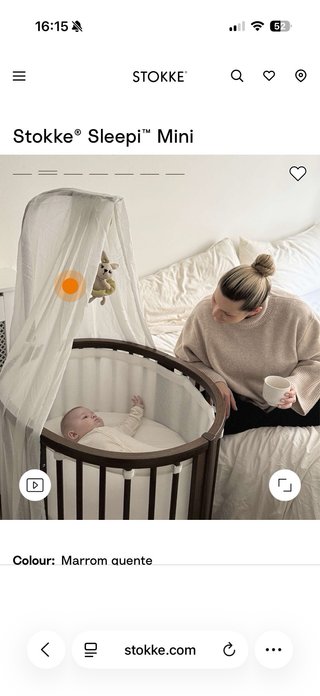 Berço Stokke Sleepi v3 + Acessórios - Negociável