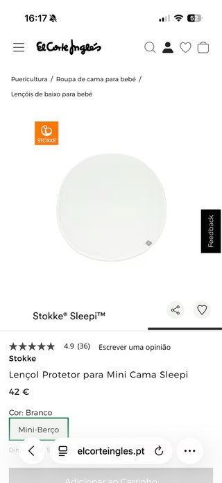 Berço Stokke Sleepi v3 + Acessórios - Negociável