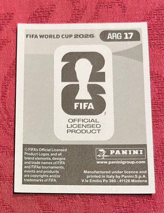 Cromo Panini Extra Sticker Messi FIFA 2026 y norma