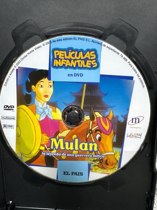 DVD Películas Infantiles Mulan El País