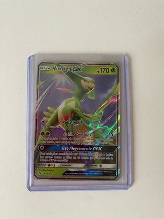 Virizion GX (LOT 34) 🇪🇸 Carta Pokemon