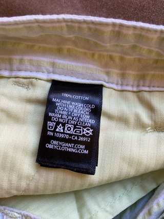 Pantalón Obey Algodón Talla 27