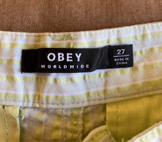 Pantalón Obey Algodón Talla 27