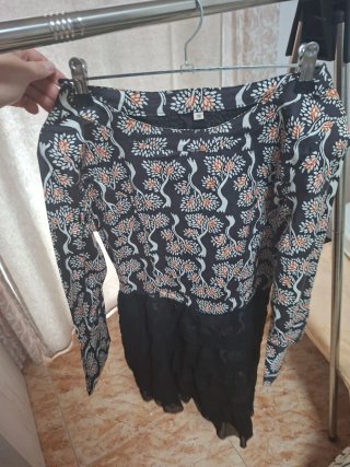 Vestido estampado árboles
