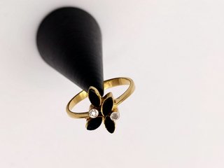 Anillo Oro 18k - Flor - 3,10gr