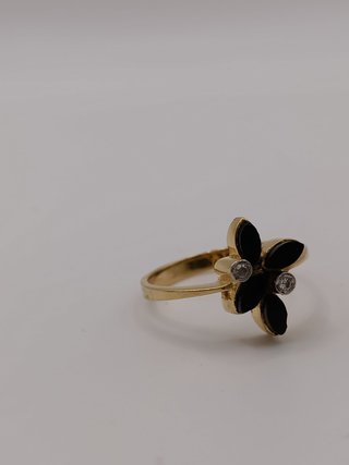 Anillo Oro 18k - Flor - 3,10gr