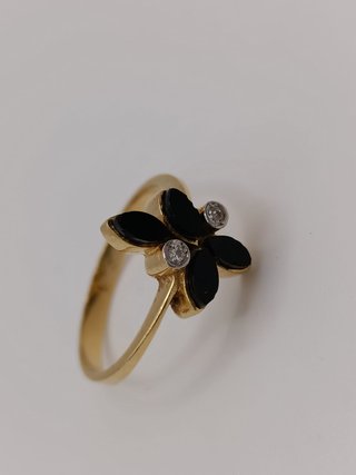 Anillo Oro 18k - Flor - 3,10gr
