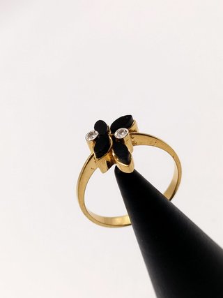 Anillo Oro 18k - Flor - 3,10gr