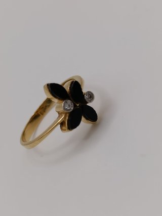 Anillo Oro 18k - Flor - 3,10gr