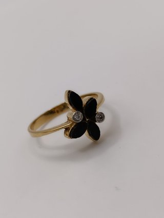 Anillo Oro 18k - Flor - 3,10gr