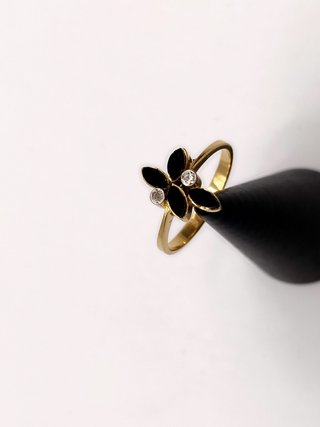 Anillo Oro 18k - Flor - 3,10gr