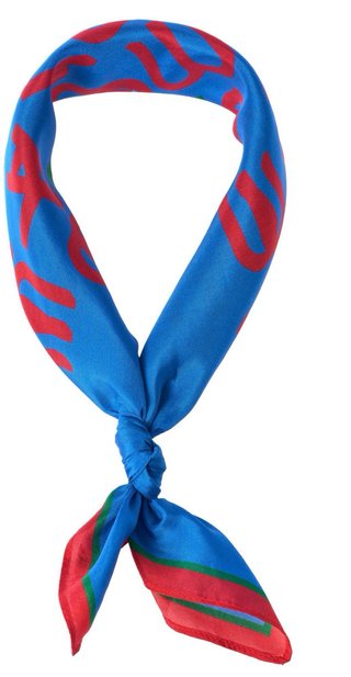 Pañuelo Benito Antonio Azul con Estampado