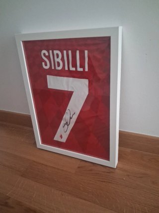 Maglia Bari Sibilli 7, autografata e indossata