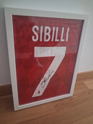Maglia Bari Sibilli 7, autografata e indossata