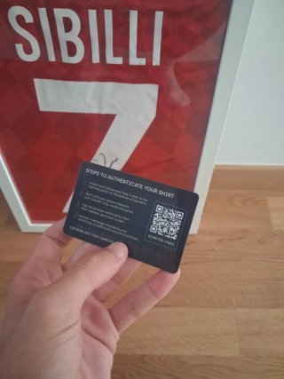 Maglia Bari Sibilli 7, autografata e indossata