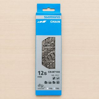 Corrente Shimano SLX CN-M7100 Quick-Link 126 Elos
