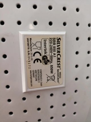 Panificadora automática blanca