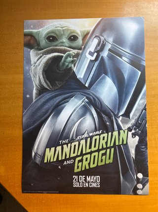 Póster Star Wars: The Mandalorian y Grogu